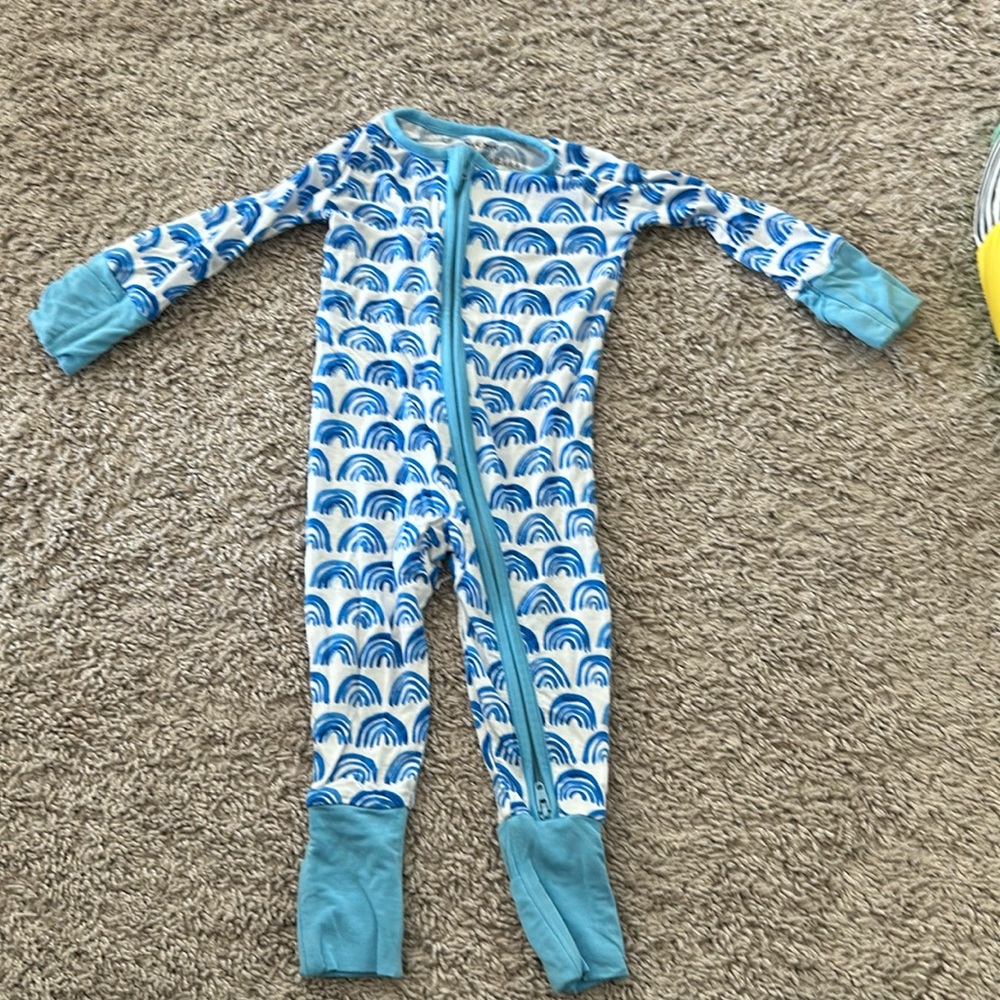 Little sleepies convertible pajamas 0-3 months.